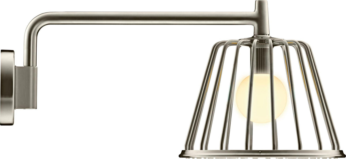 AXOR LampShower Nendo Kopfbrause 275 mm Chrom mit LED-Beleuchtung und Brausearm