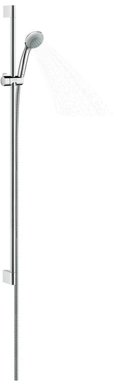 HANSGROHE Brauseset Crometta 85 VarioJet mit Unica Crometta Stange 900 mm Chrom
