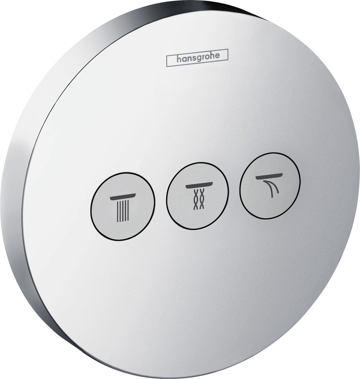 HANSGROHE ShowerSelect S Unterputz-Ventil für 3 Verbraucher – Chrom, gleichzeitige Nutzung