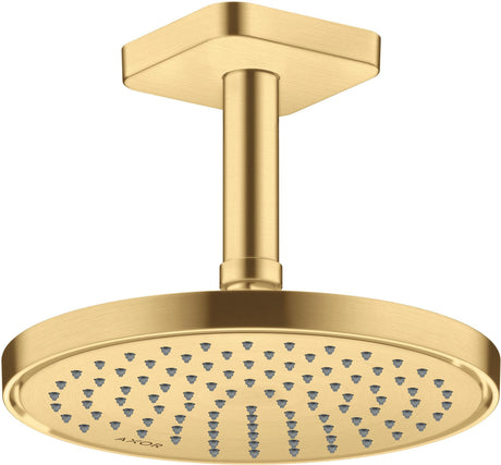 AXOR Kopfbrause 220 1jet EcoSmart Chrom – Rain-Duschkopf mit Antikalk, 220 mm, für Wand- und Deckenmontage