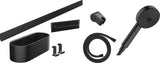 Hansgrohe WallStoris Duschset mattschwarz – Handbrause, Wandstange, Ablagekorb & Zubehör