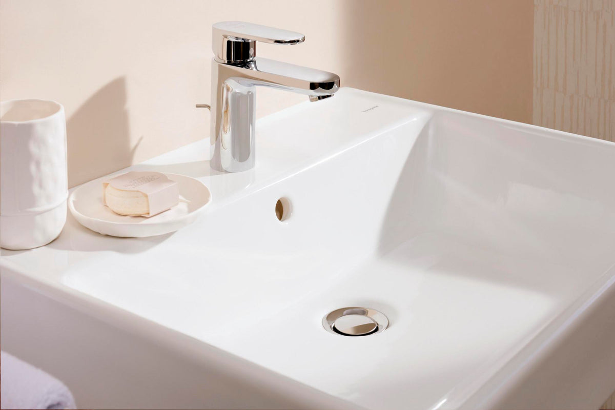 Hansgrohe Xanuia Q Waschtisch 600x480 mm weiß ohne Hahnloch mit Überlauf