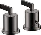 Chrom / polished black chrome / 192mm