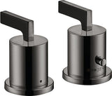 AXOR Citterio 2-Loch-Wannenrandarmatur mit Thermostat, Chrom, DN 15, 2 Verbraucher