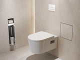 HANSGROHE XtraStoris Rock Einbau-Abfalleimer mit befliesbarer Tür 300/300/100