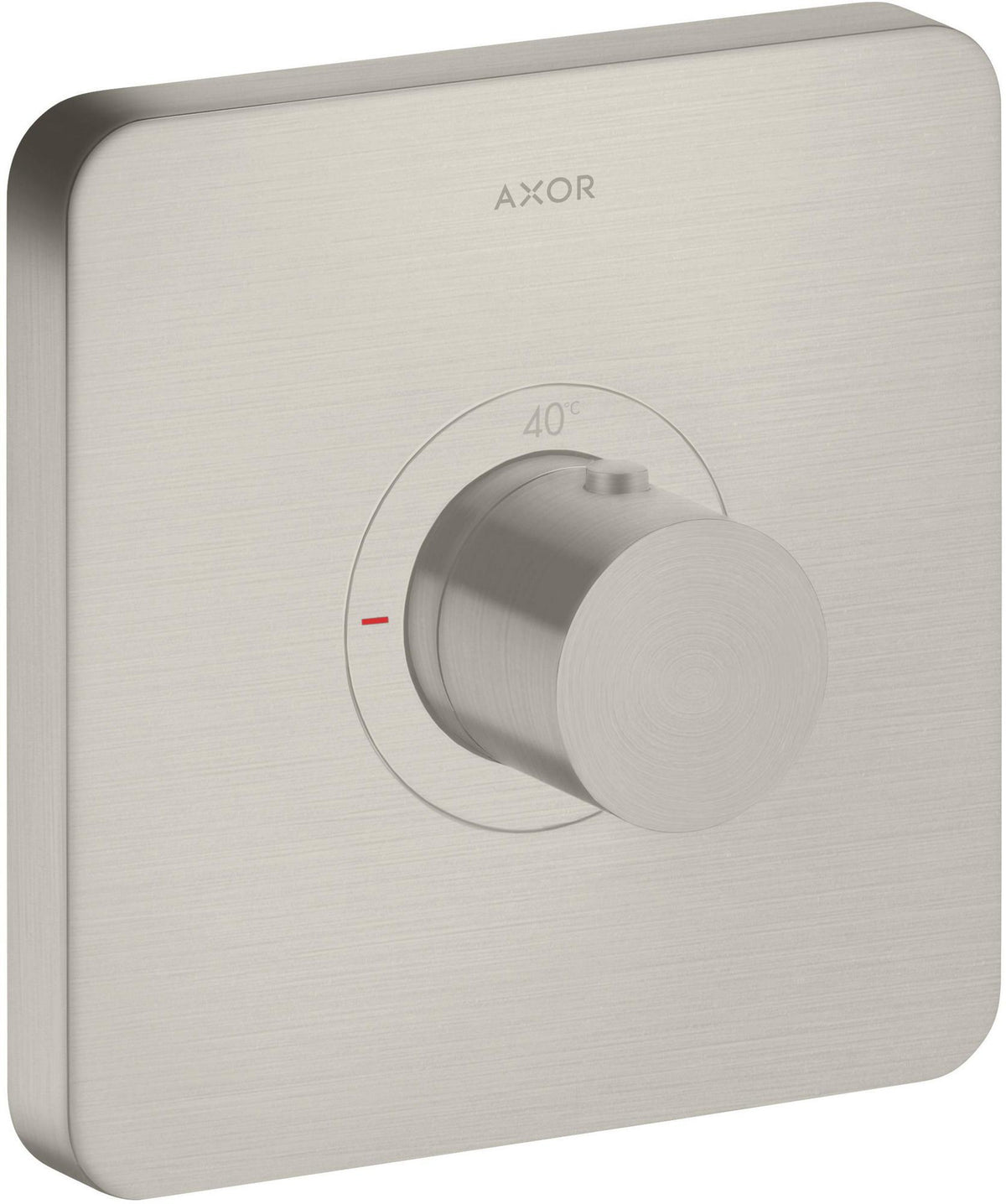AXOR ShowerSelect Soft Thermostatbatterie Highflow Unterputz Chrom – quadratisch, 1 Verbraucher