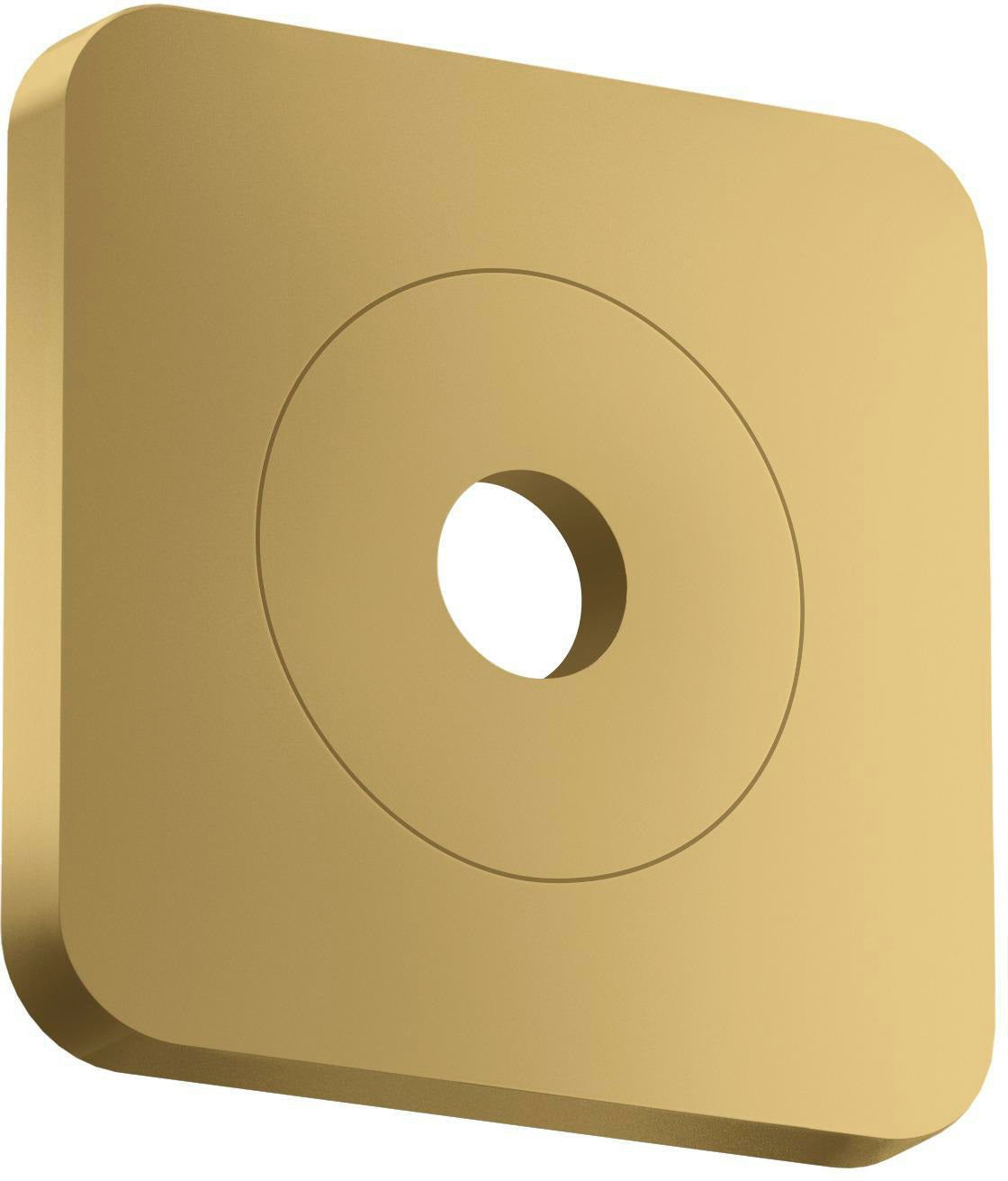 AXOR Citterio C Wandrosette 120x120 mm softsquare Chrom – Hochwertige Metall-Rosette für die Wandmontage