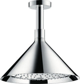 AXOR Kopfbrause 240 2jet von Hansgrohe – Chrom, Deckenmontage, Rain & RainAir