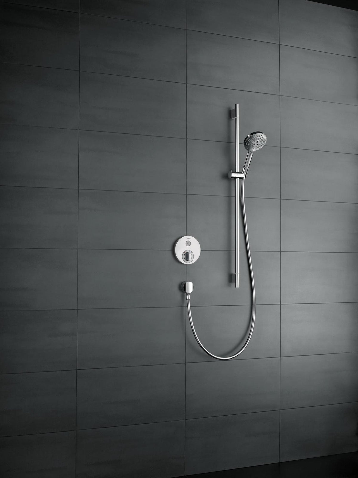 HANSGROHE Raindance Select S 120 Brauseset mit Unica Comfort Stange, 3 Strahlarten, Chrom