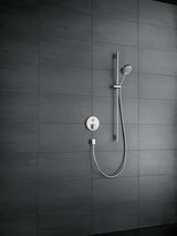 HANSGROHE Raindance Select S 120 Brauseset mit Unica Comfort Stange, 3 Strahlarten, Chrom