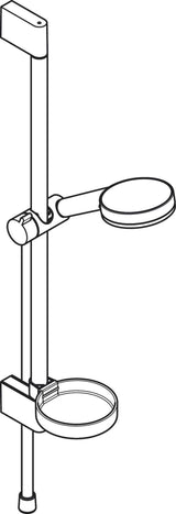HANSGROHE Crometta Vario Brauseset weiß/chrom mit Unica´Croma Brausestange 650 mm