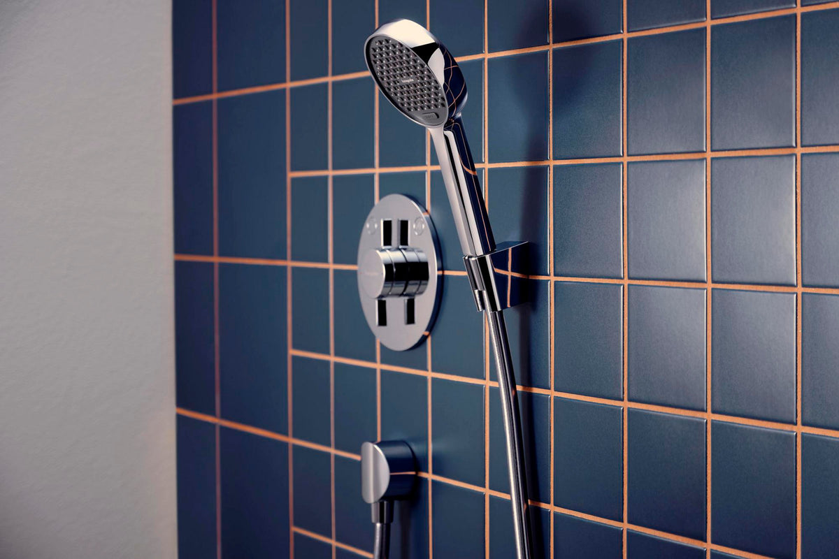 HANSGROHE Activera Select S 95 2jet EcoSmart Handbrause – Chrom, 2 Strahlarten, Select-Taste