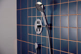 HANSGROHE Handbrause Activera Select S 95 2jet EcoSmart Chrom – 2 Strahlarten, Select-Taste, QuickClean+