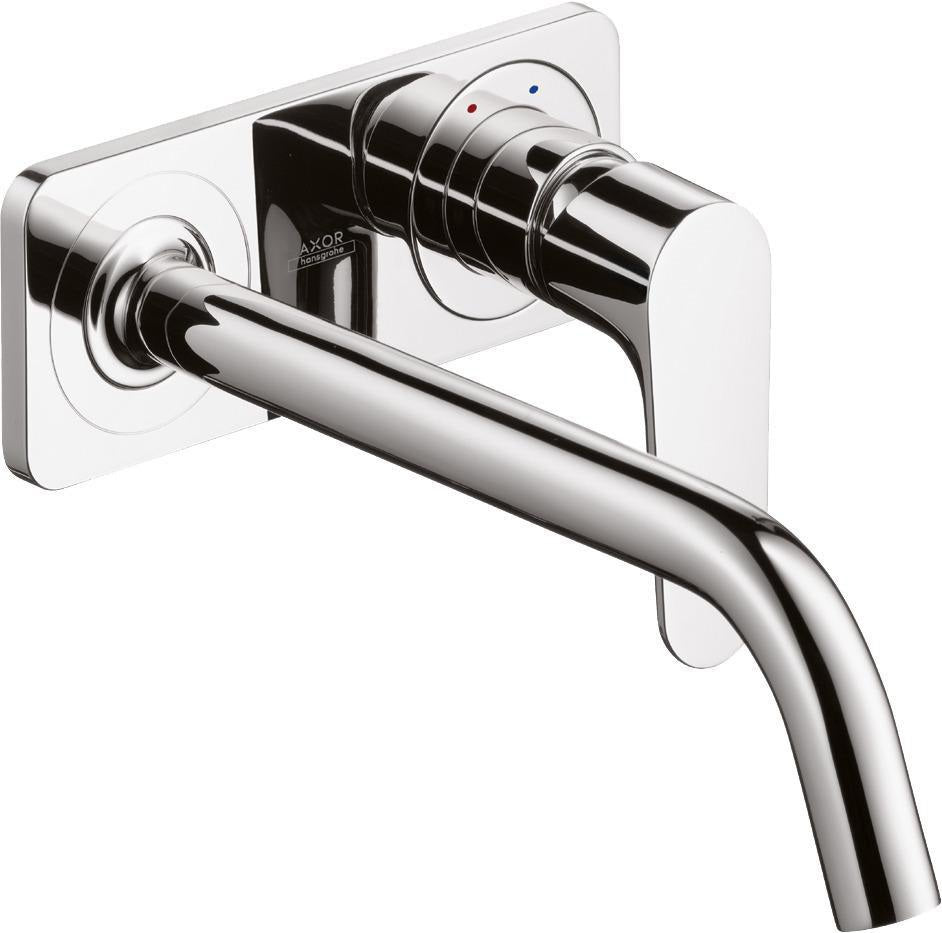 AXOR Citterio M Einhebel-Waschtischmischer Unterputz mit Platte, Chrom, 167 mm Auslauf