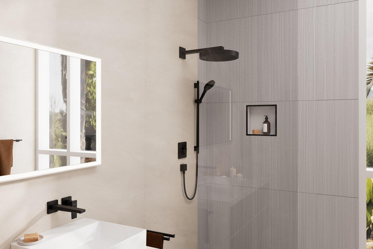 HANSGROHE Rainfinity 130 3jet Brauseset mit Unica S Puro 650mm Push Schieber, chrom