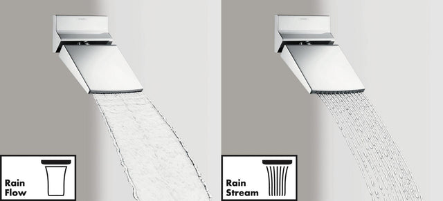 HANSGROHE Raindance Rainfall 150 Kopfbrause 1jet chrom – quadratisch, wandmontiert