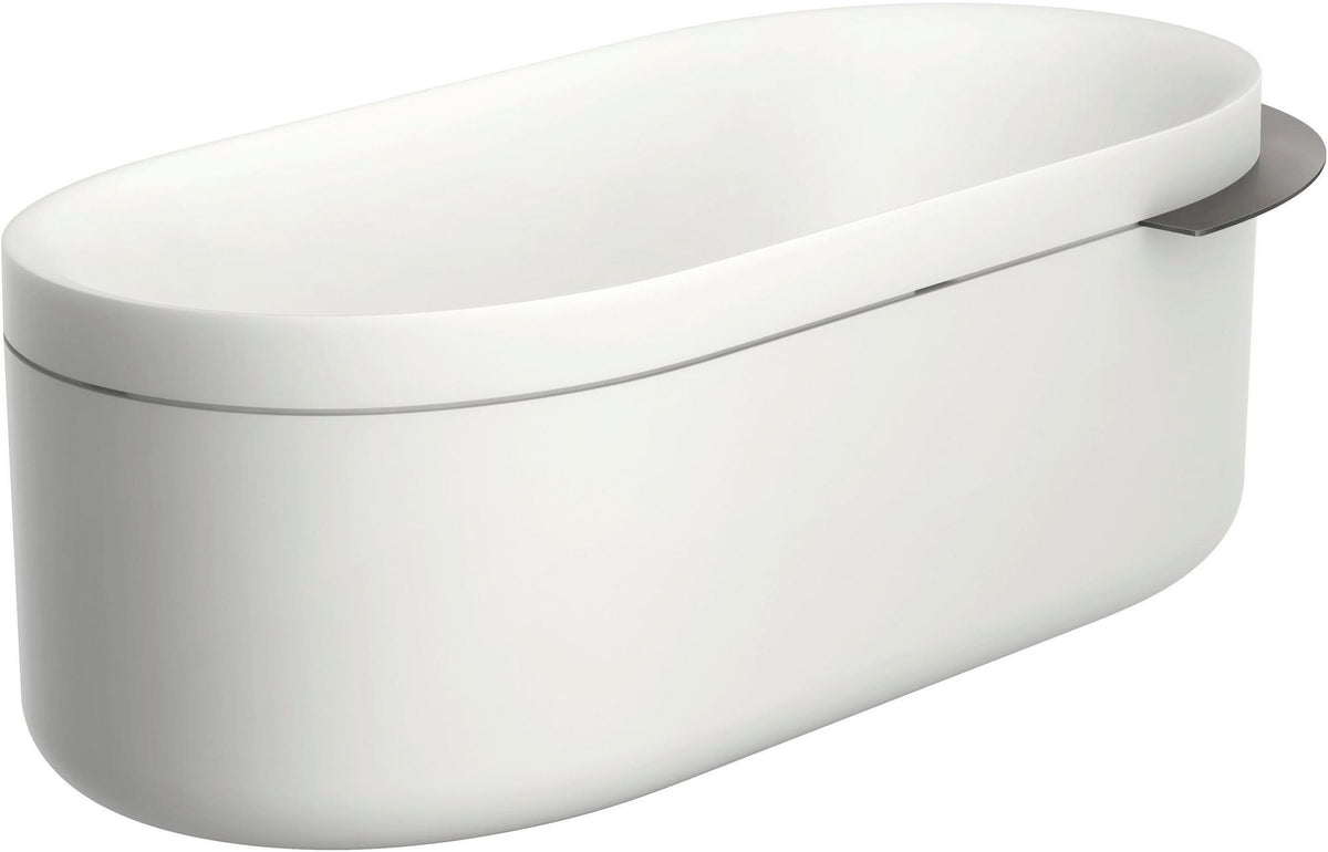 AXOR Suite Badewanne 1900 x 850 mm freistehend oval – SolidSurface, matt, 2 Personen