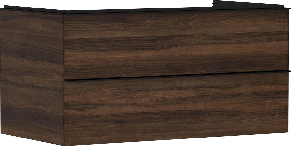 HANSGROHE Xelu Q Waschtischunterschrank 980 mm weiß hochglanz mit SoftClose und Inneneinteilung