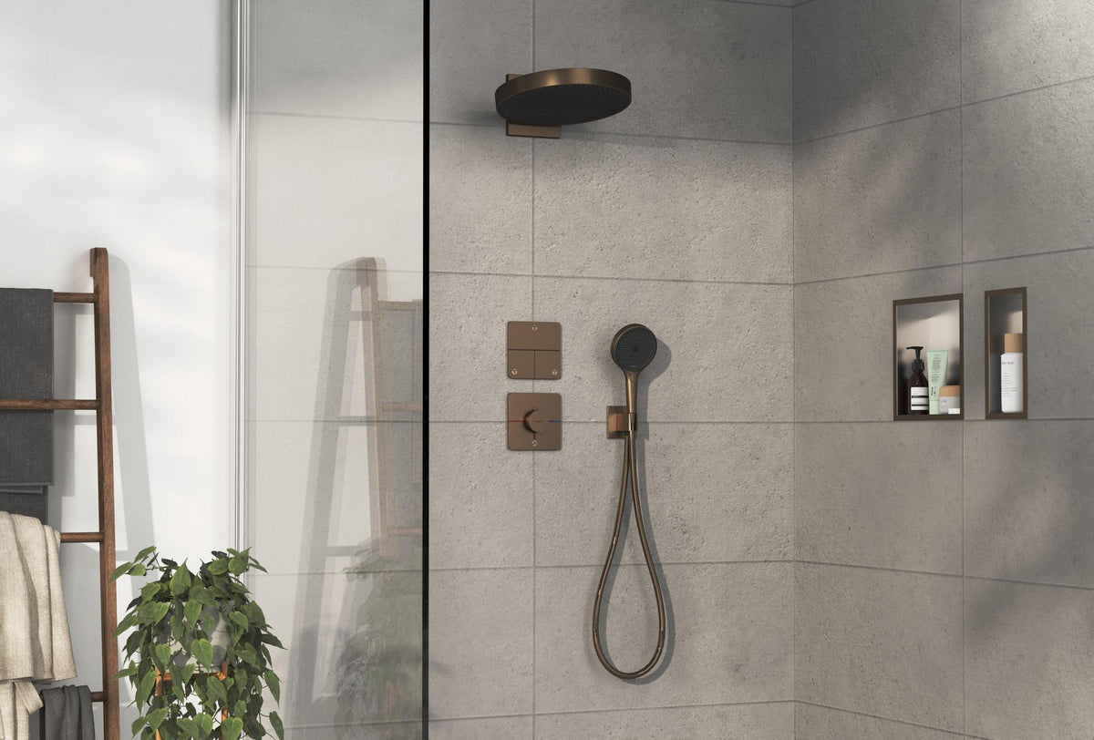 HANSGROHE ShowerSelect Comfort Q Thermostat chrom – 1 Verbraucher, Select-Taste, Mengensteuerung