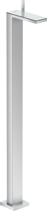 AXOR MyEdition Waschtischmischer zur Bodenmontage mit Sicherheitsglasplatte in Chrom
