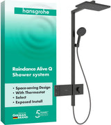 HANSGROHE Raindance Alive Q 210/340 1jet Duschsystem mit Thermostat und Select-Technologie