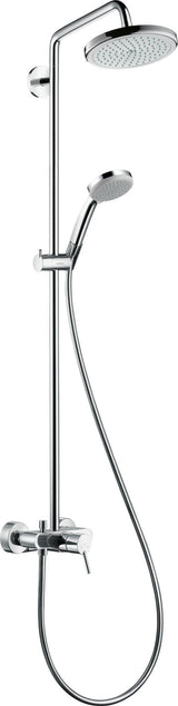 HANSGROHE Showerpipe CROMA 220 AIR 1jet DN 15 mit Einhebelmischer, chrom