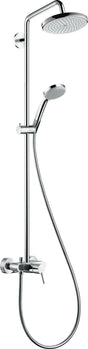 HANSGROHE Showerpipe CROMA 220 AIR 1jet DN 15 mit Einhebelmischer, chrom