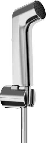 Hansgrohe Bidette-Handbrause Chrom 1 Jet mit Brausehalter und Druckschlauch 1250 mm