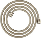 AXOR ShowerSolutions Textilbrauseschlauch 200 cm Chrom – konische und zylindrische Mutter