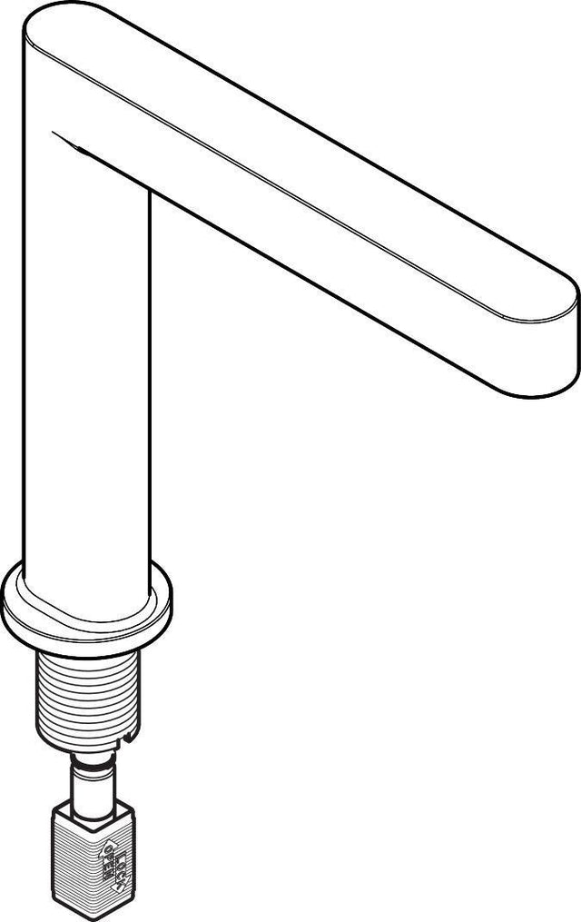 hansgrohe Auslauf 110 mm Mattschwarz – UBA-konform, passend zur hansgrohe Serie