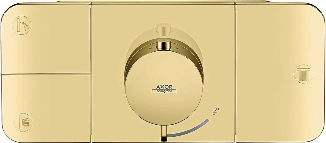 AXOR One Thermostatmodul für 3 Verbraucher – Chrom, Select-Tasten, Eco-Funktion