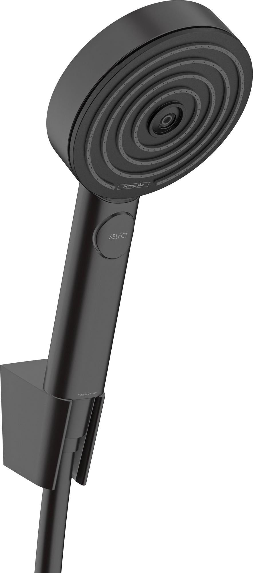 HANSGROHE Pulsify Select S 105 3jet Brauseset mattschwarz PowderRain Massagestrahl
