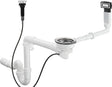 hansgrohe HG Automatische Ab- und Überlaufgarnitur 660 D14-11 BSO in Edelstahl Optic