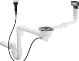 hansgrohe HG Automatische Ab- und Überlaufgarnitur 660 D14-11 BSO in Edelstahl Optic
