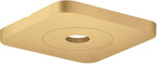 120x120mm, softsquare brushed gold optic