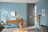 HANSGROHE Talis E Einhebel-Waschtischmischer 110 mit Ablaufgarnitur, chrom – ComfortZone, 5 l/min