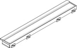HANSGROHE RainDrain Match Duschrinne 600 mm mattschwarz höhenverstellbar
