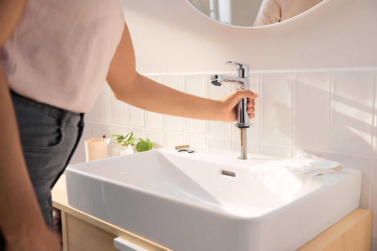 HANSGROHE Rebris S 110 CoolStart Einhebel-Waschtischmischer chrom – ohne Ablaufgarnitur