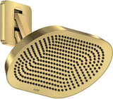 AXOR ShowerSphere 2jet Kopfbrause 370x220 mm mit beweglichem Brausearm – PowderRain & Rain Strahl