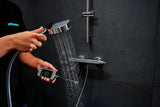 HANSGROHE Ecostat Fine Brausethermostat Aufputz Chrom – Temperatur- und Volumensteuerung