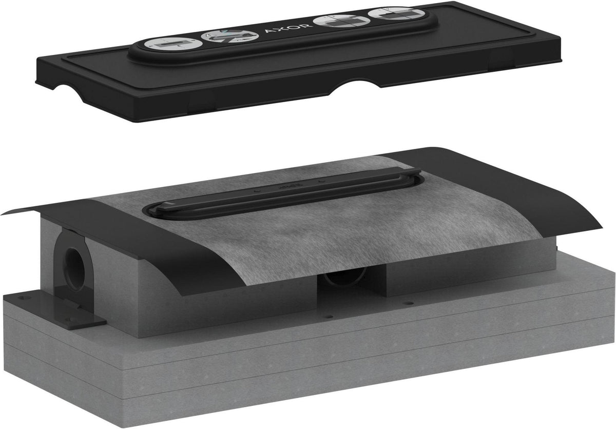 AXOR uBox universal Grundkörper für Duschrinnen – flexibel & flach