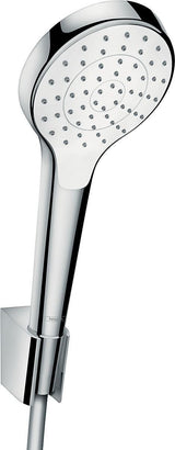 Hansgrohe Brauseset Croma Select S 1jet mit Isiflex Brauseschlauch 1600 mm weiß/chrom