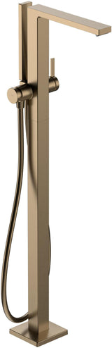 HANSGROHE Einhebel-Wannenmischer Tecturis E bodenstehend chrom mit Stabhandbrause