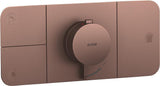 AXOR One Thermostatmodul für 3 Verbraucher – Chrom, Select-Tasten, Eco-Funktion