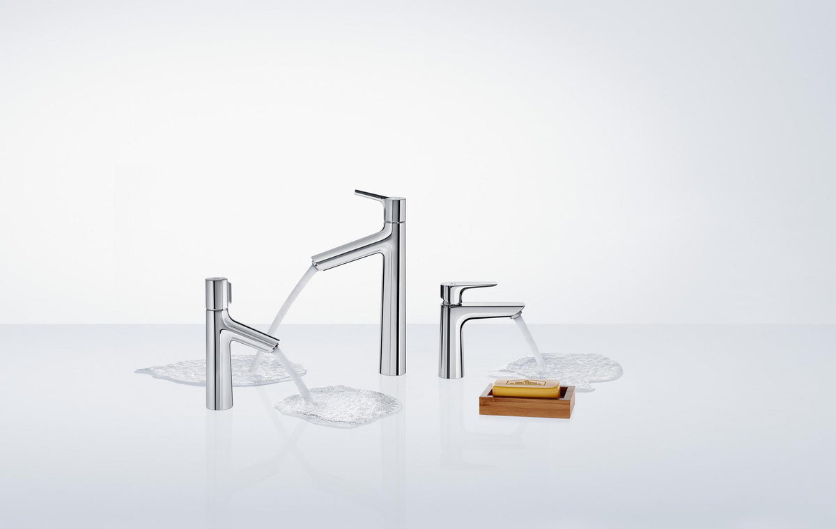 HANSGROHE Talis S Einhebel-Waschtischmischer 190 chrom mit Zugstangen-Ablaufgarnitur
