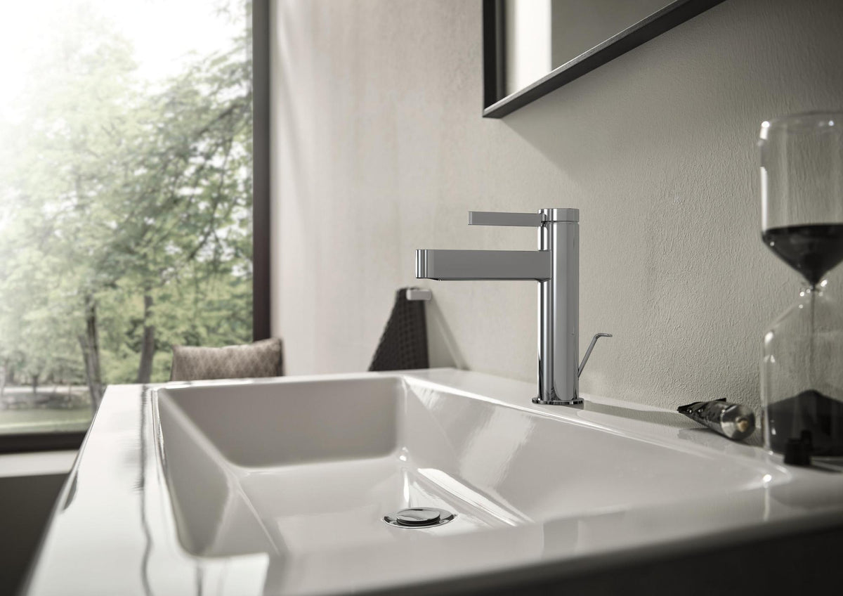 HANSGROHE Finoris Einhebel-Waschtischmischer 110 mit Zugstangen-Ablaufgarnitur, chrom