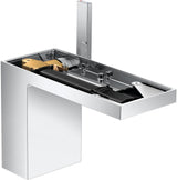 AXOR MYEDITION 110 Einhebel-Waschtischmischer mit Push-Open Ablaufgarnitur, chrom