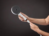 AXOR Pulsify Select S Handbrause 105 mm Chrom – 3 Strahlarten mit PowderRain & Select-Taste
