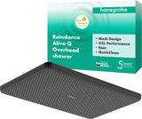 HANSGROHE Kopfbrause Raindance Alive Q 210/340 1jet EcoSmart BBC – Rechteckig, 214 x 343 mm, Rain & PowderRain