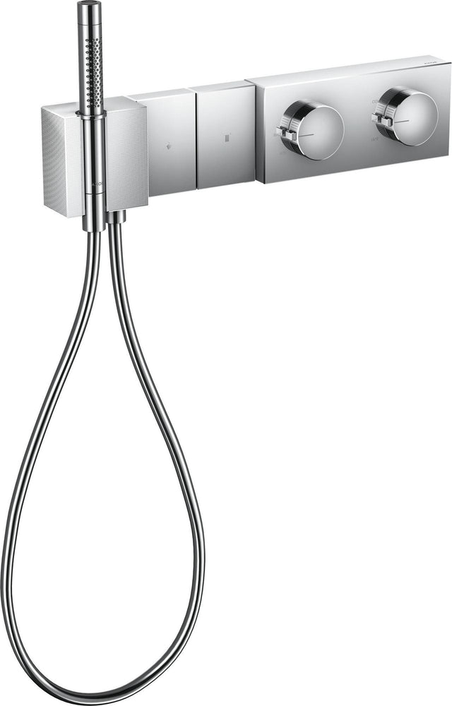 AXOR Edge Thermostatmodul Unterputz Select Fertigmontageset 2 Verbraucher Diamantschliff chrom